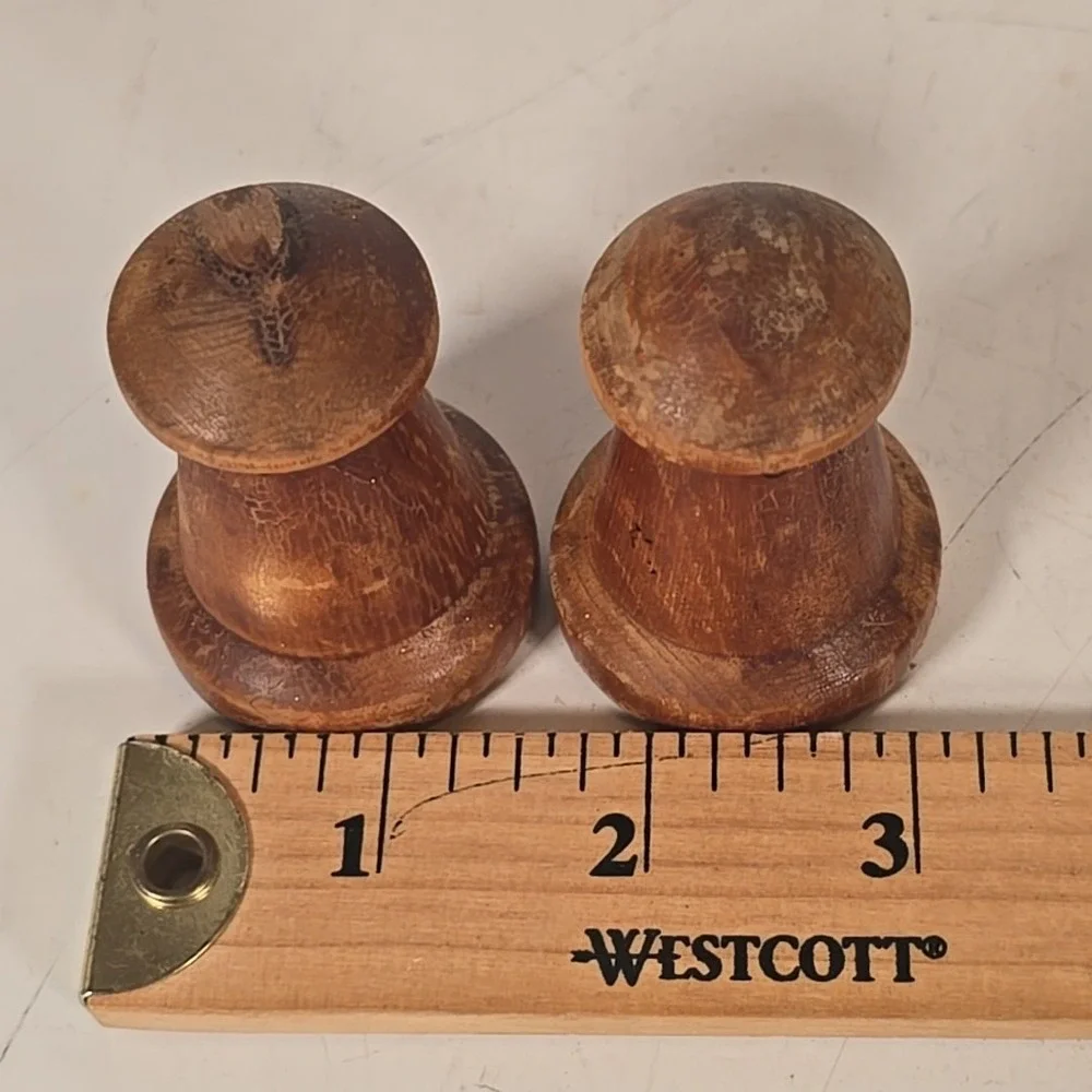 Cacapon State Park Wooden Salt Pepper Shakers Set 2‎ Vintage West Virginia